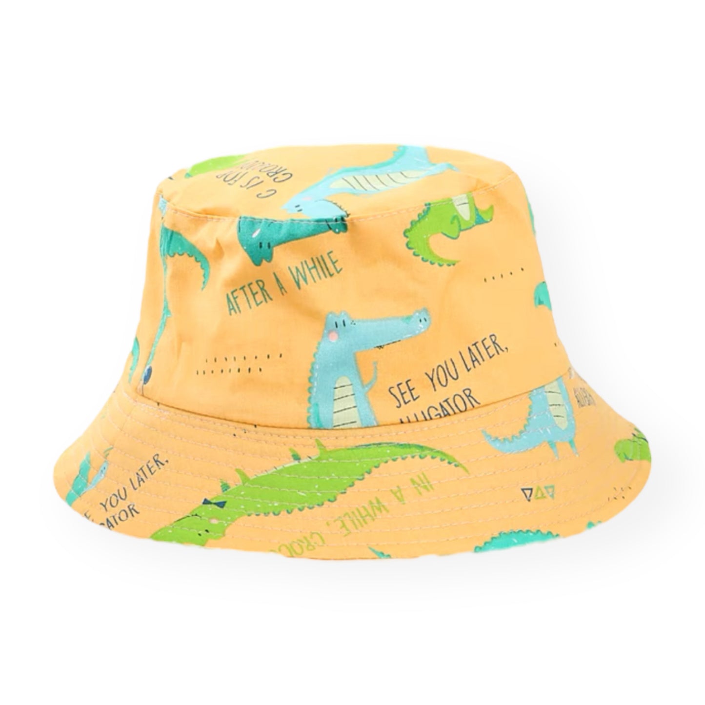 C is for Crocodile (Orange) Bucket Hat