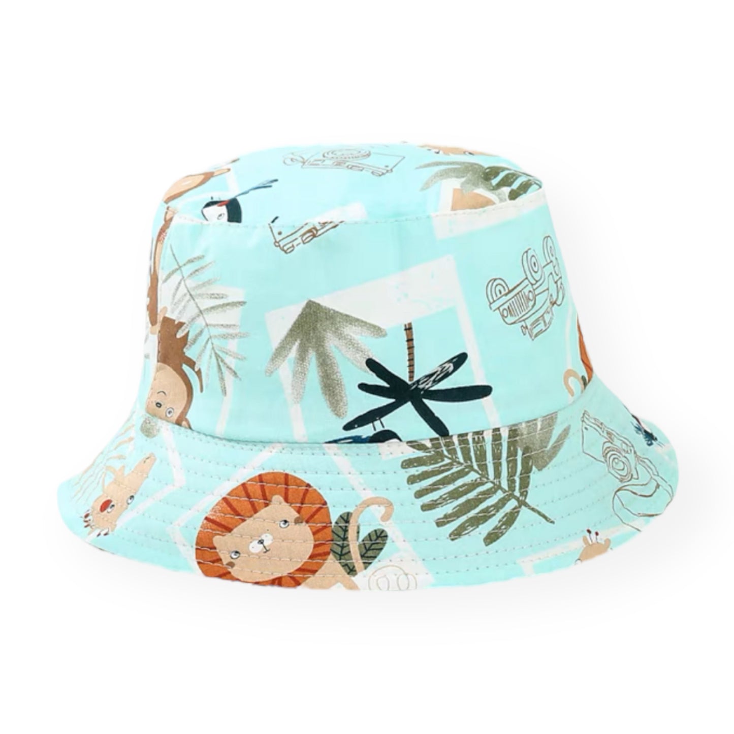 Jungle Safari (Blue) Bucket Hat (2-5 years)