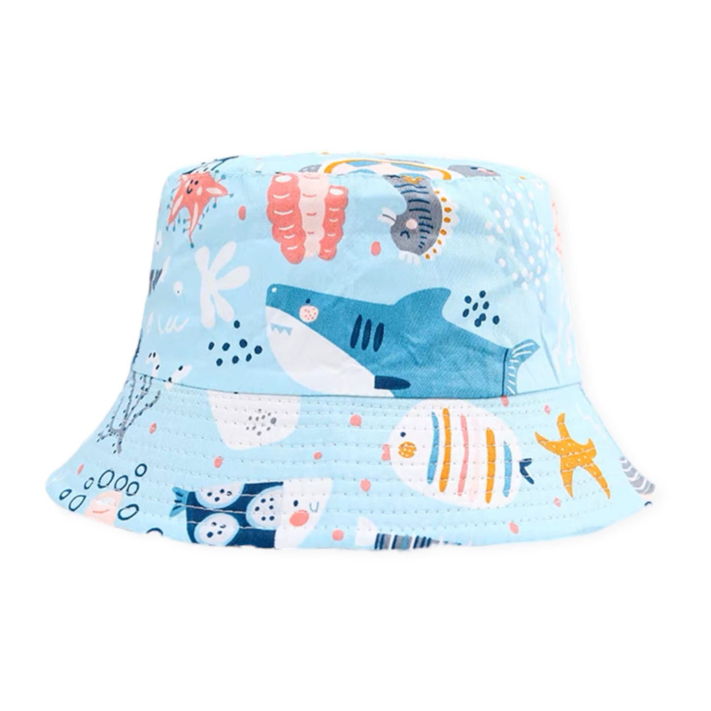 Whimsical Waterworld (Blue) Bucket Hat