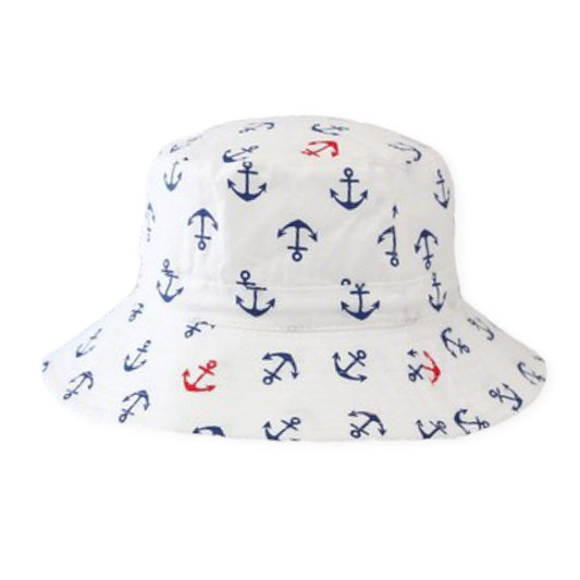 Ahoy Sailor (White) Bucket Hat (2-5 years)
