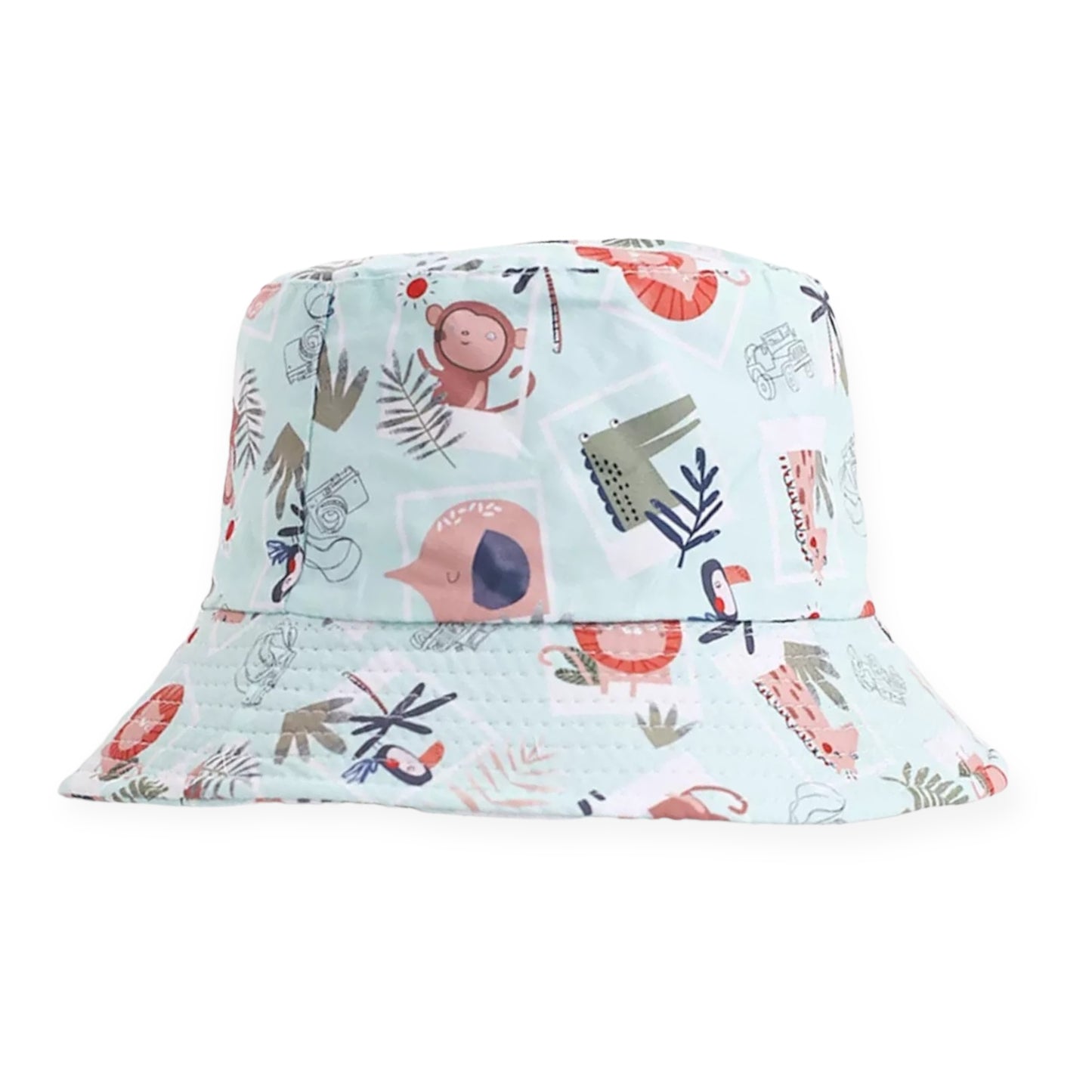 Jungle Safari (Blue) Bucket Hat