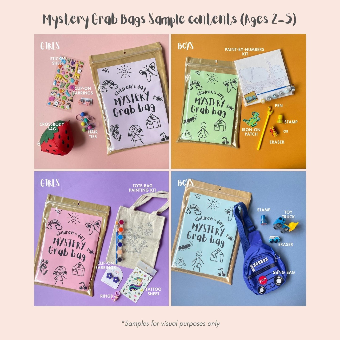 (Ages 2-5) Children's Day Mystery Grab Bags (worth up to $20)