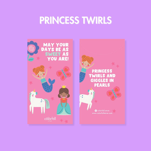 Princess Twirls Angpao Sampul Duit Raya Money Envelope (Pack of 8)