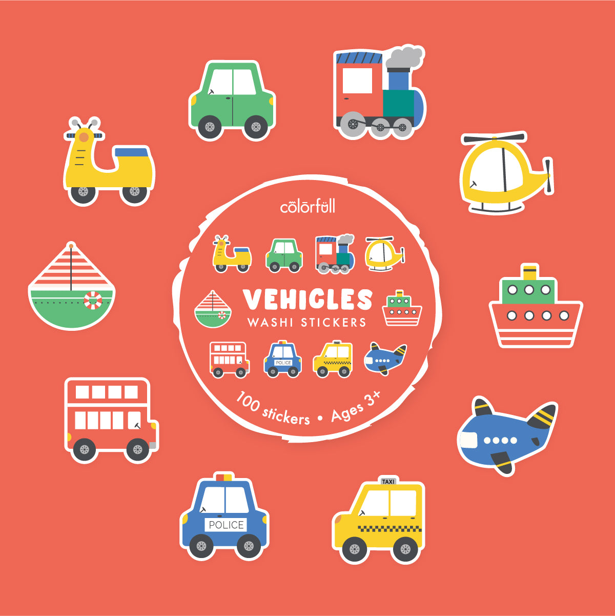 Washi Stickers Multipack