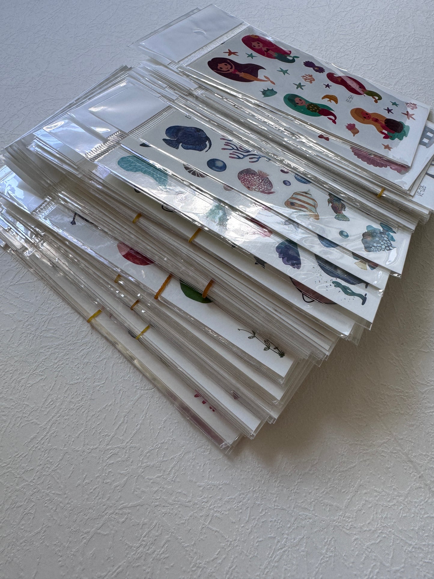 Assorted Temporary Tattoos (All 100 Sheets)