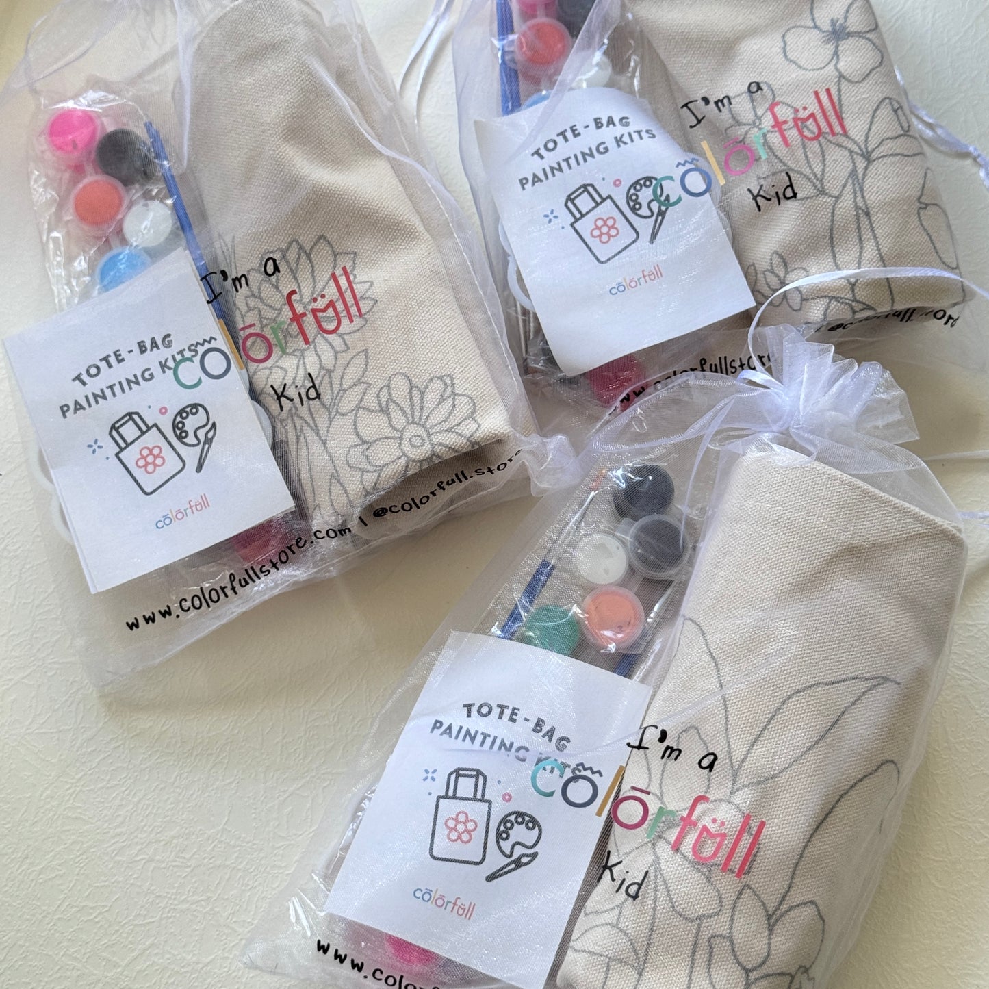 Tote Bag Painting Kits (All 3 Sets)
