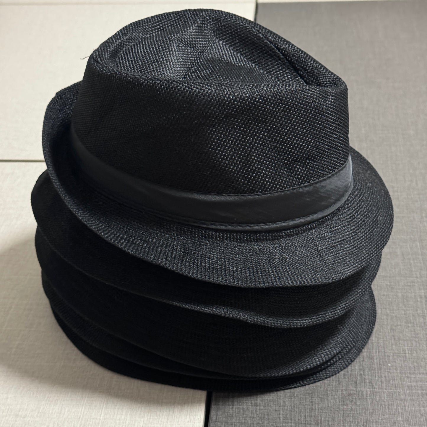 Kids Black Fedora Hats (All 5 pcs)
