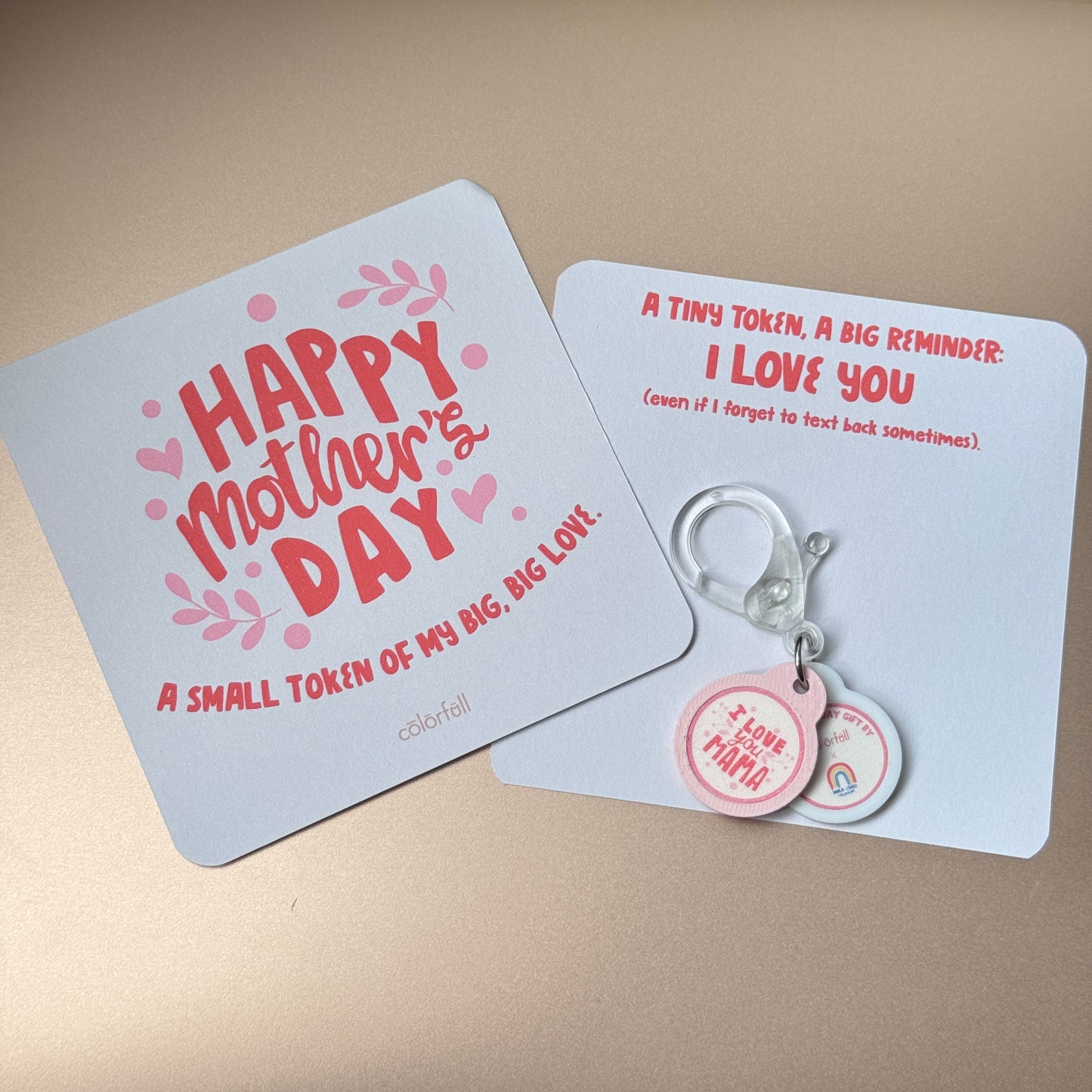 Mother's Day Trolley Token + Greeting Card Bundle