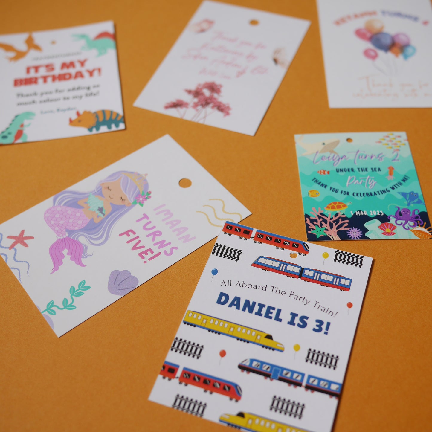 Customisable Prints (Stickers / Carrier / Tags / Sleeves)
