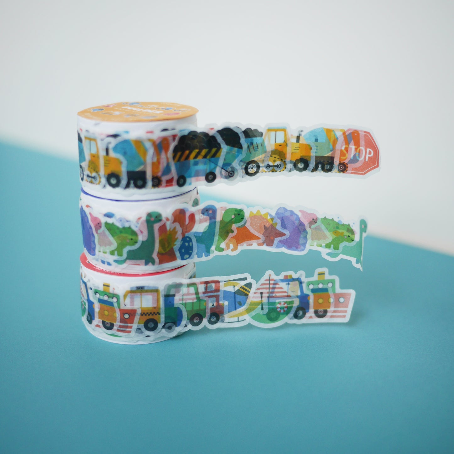 Vehicles Decorative Washi Stickers for Journaling • Scrapbooking