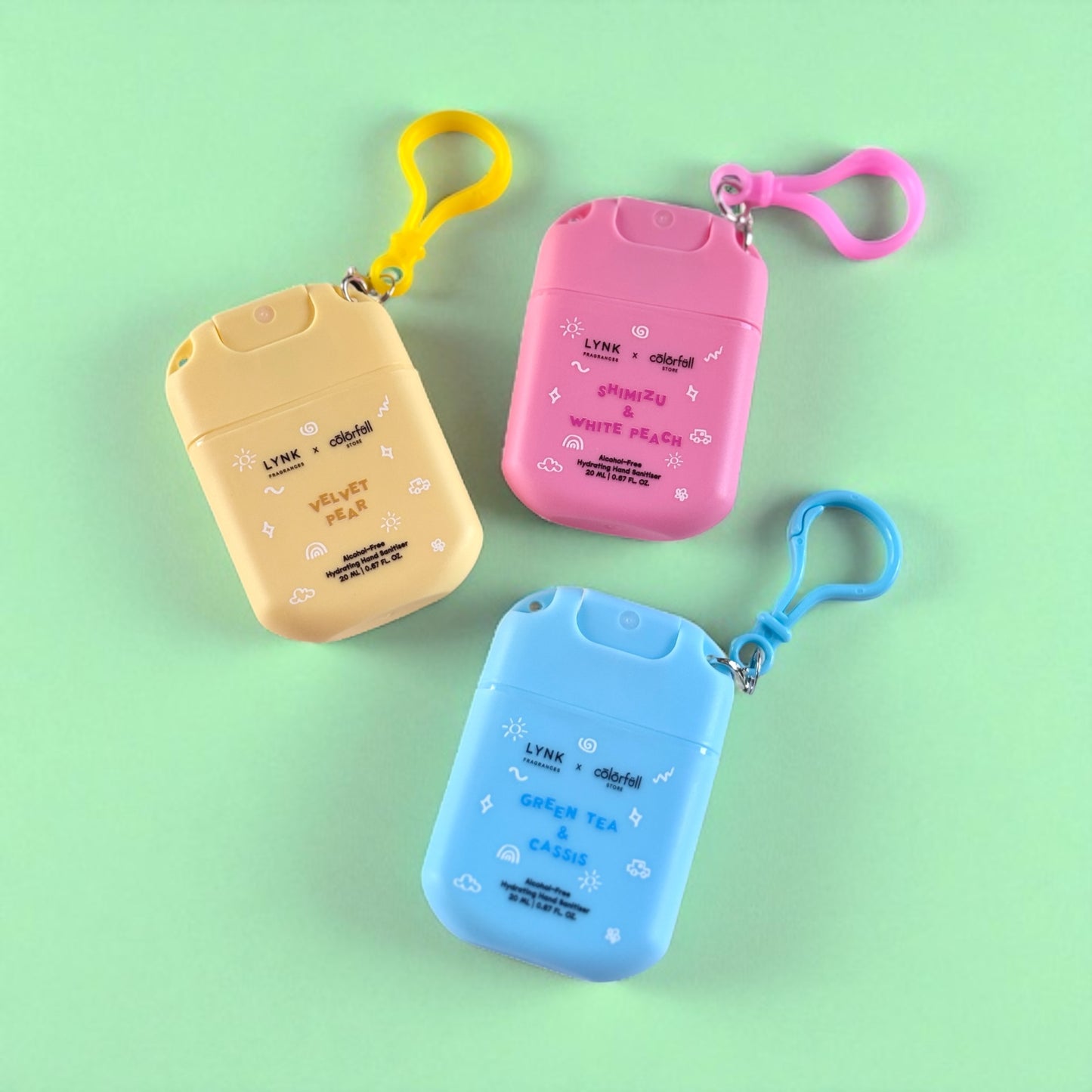 Colorfull x Lynk Fragrance – Hand Sanitiser Trio