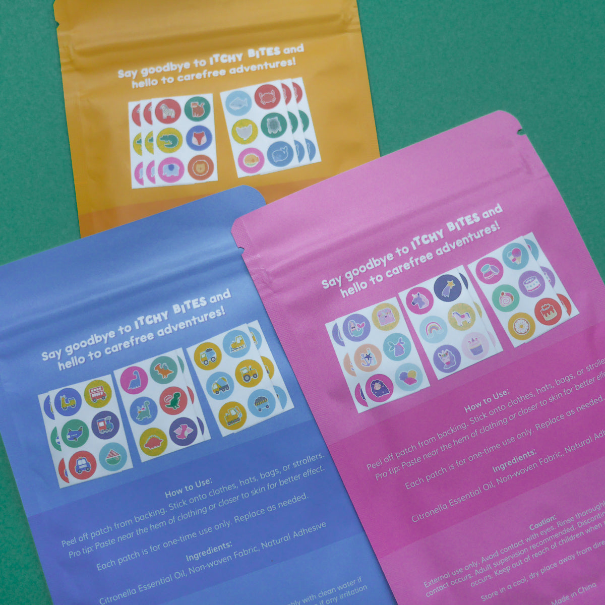 Insect Repellent Patches - Safari Animals • Under The Sea Themed