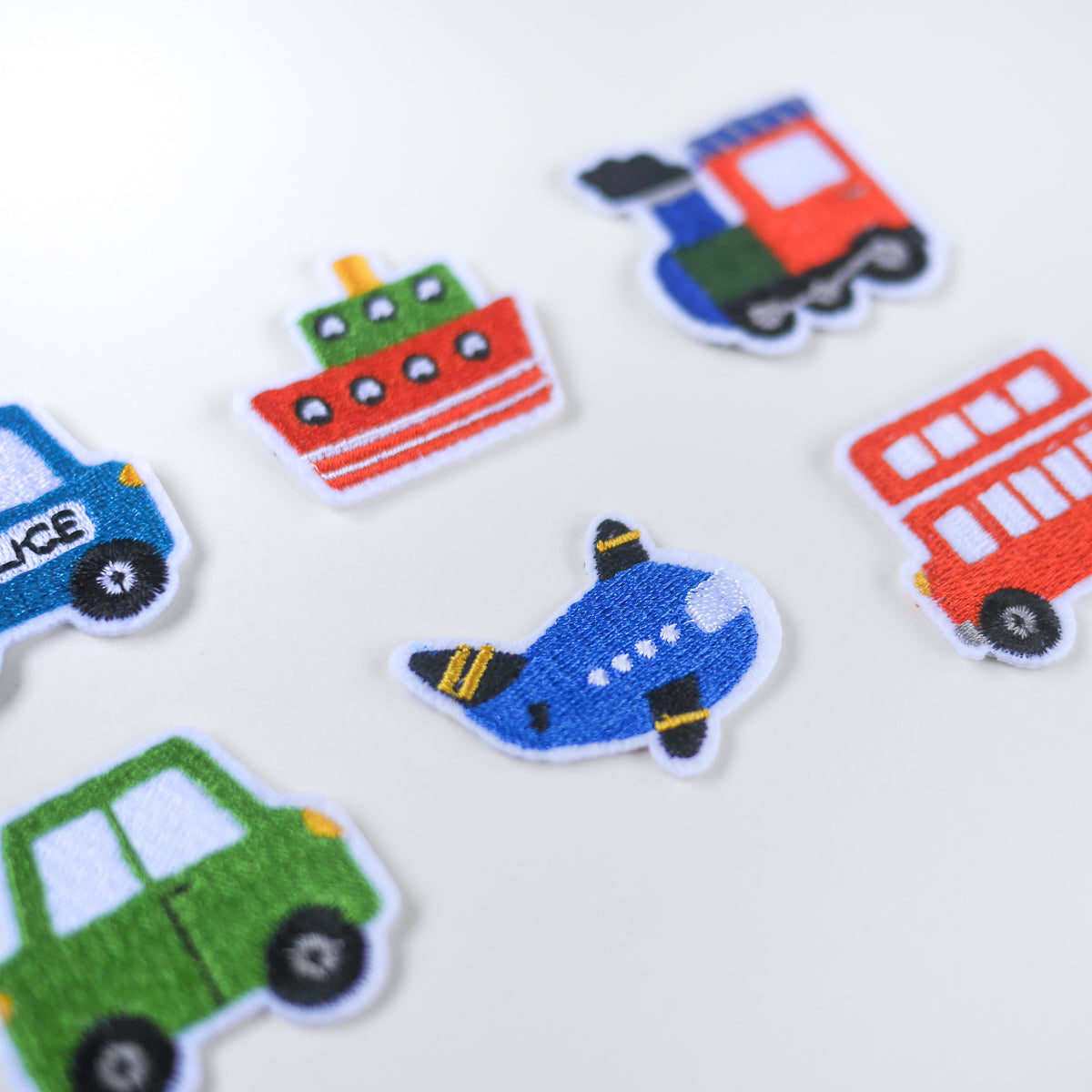 Iron-On Patches - Transport Themed