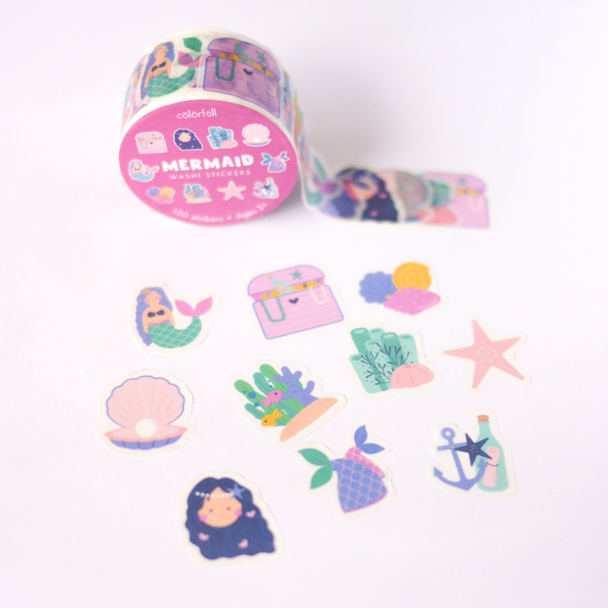 Decorative Washi Stickers for Journaling • Scrapbooking