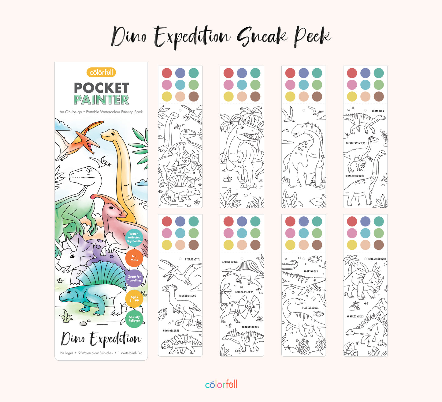 Dinosaur Expedition Pocket Painter (Ages 3-99)