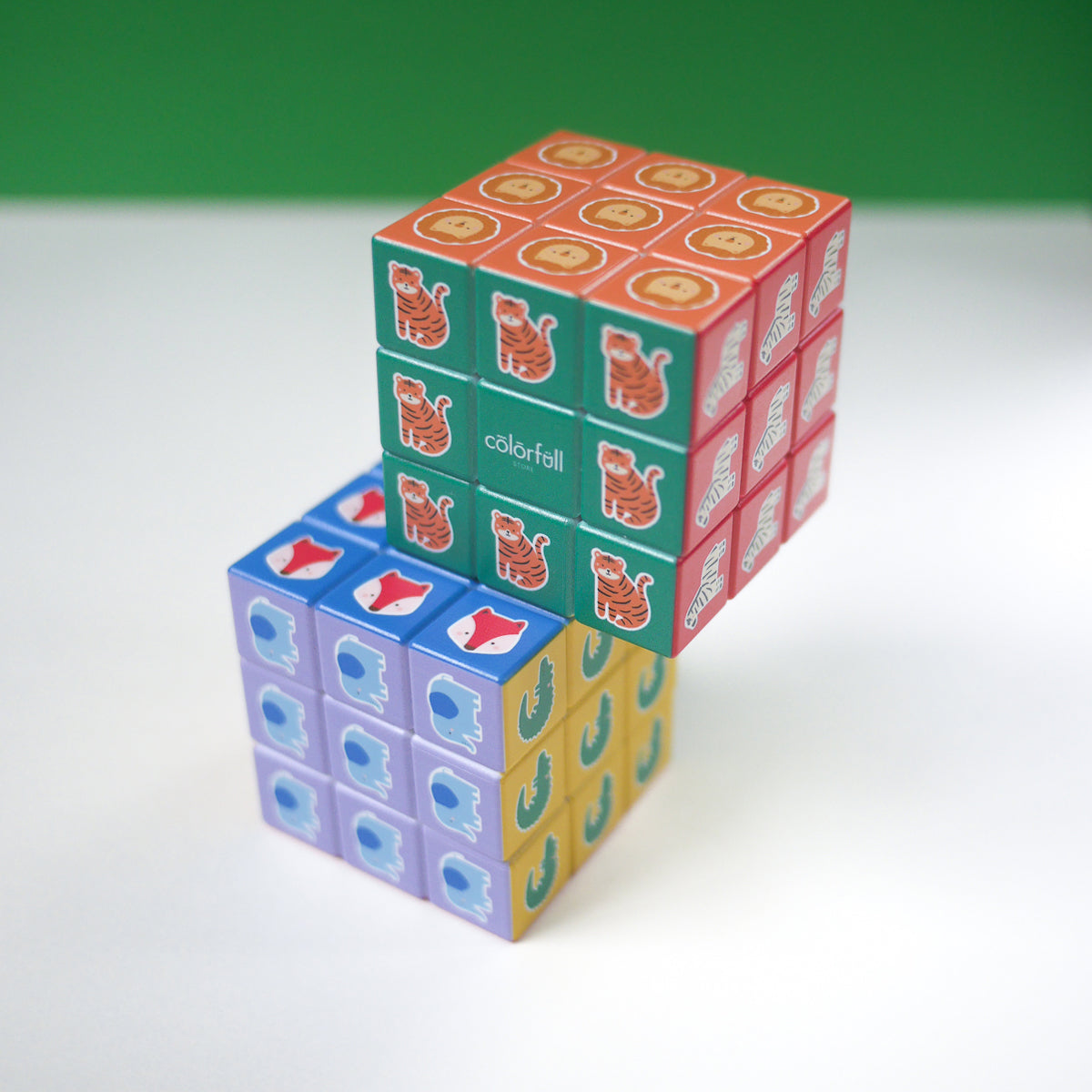 Rubix Cube - Safari Animal Themed
