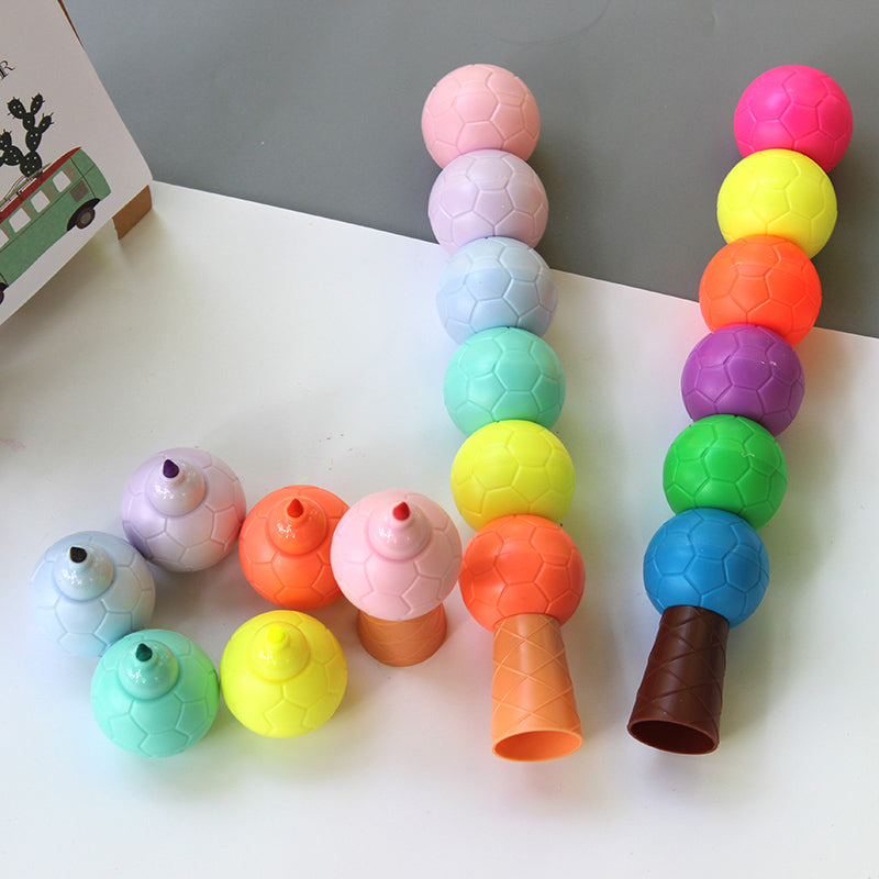 Soccer Stack Highlighter Pen