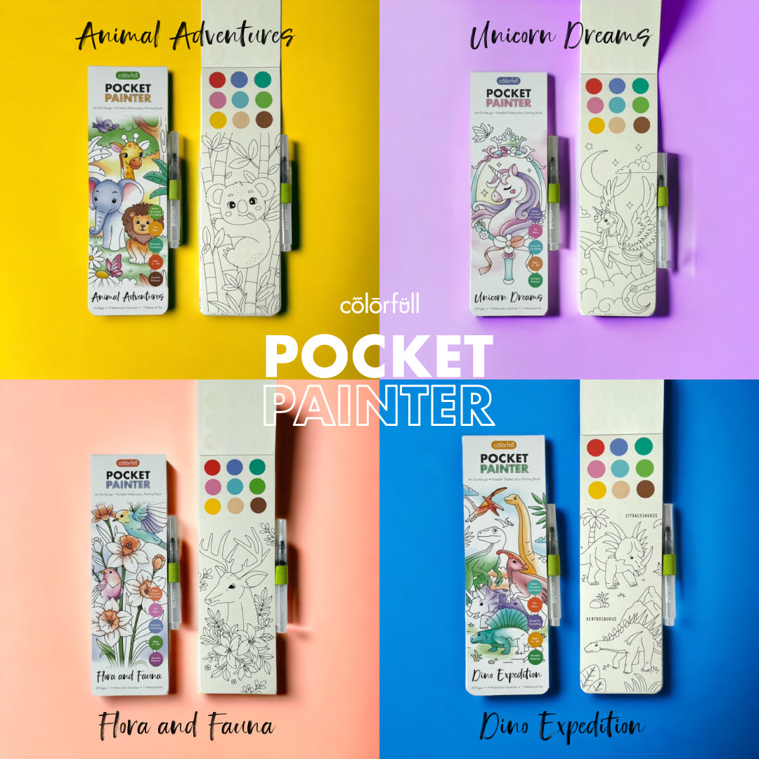 Flora & Fauna Pocket Painter (Ages 6-99)