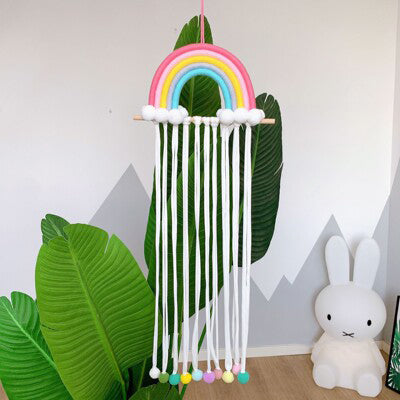 Cadeau Rainbow Wall Hanging Hair Clip Storage