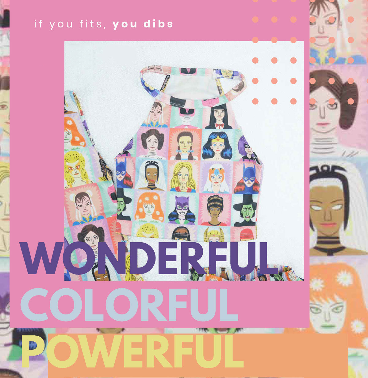 Wonderful Colourful Powerful Superheroes Halter Crop Top