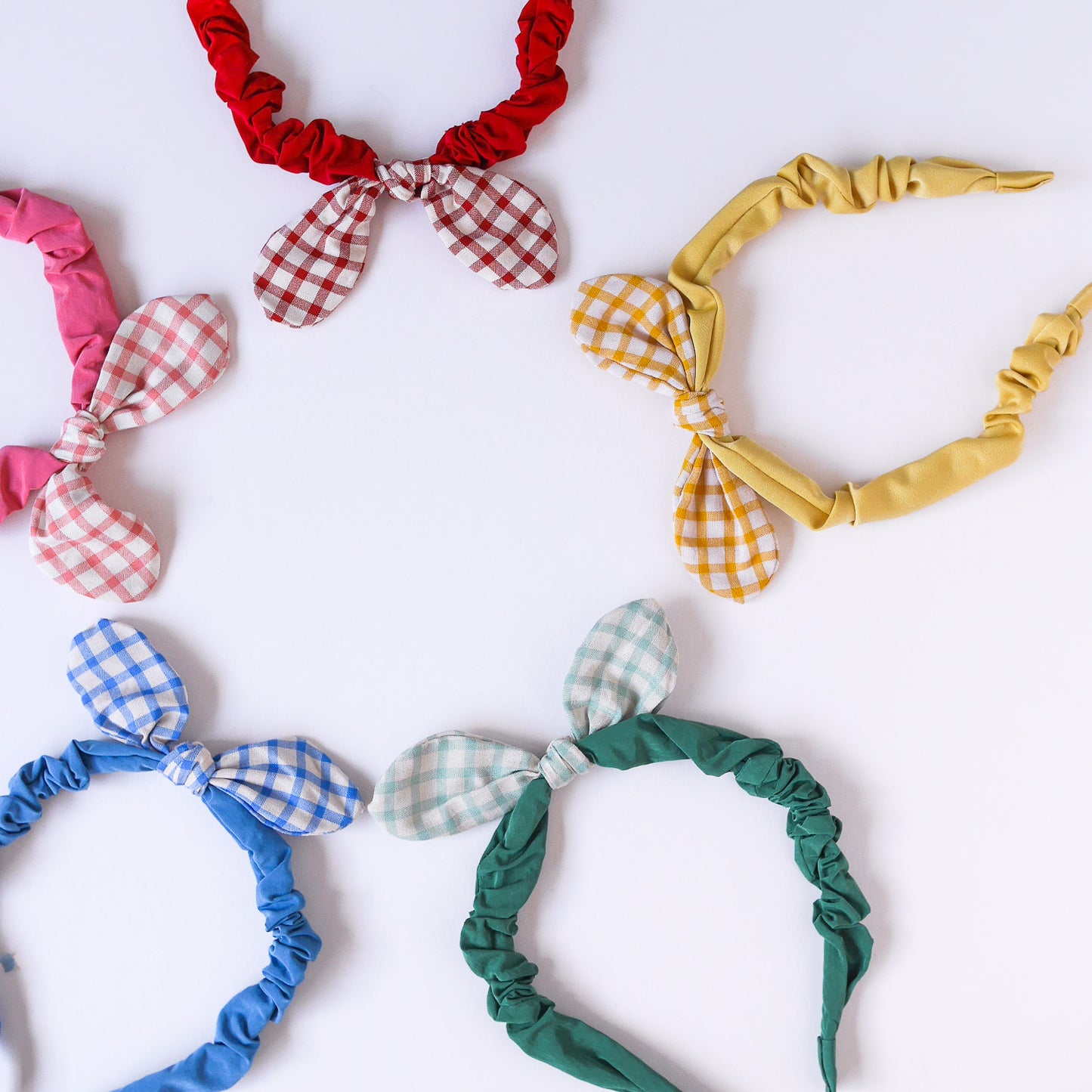 Gingham Headband - Colorfull Store