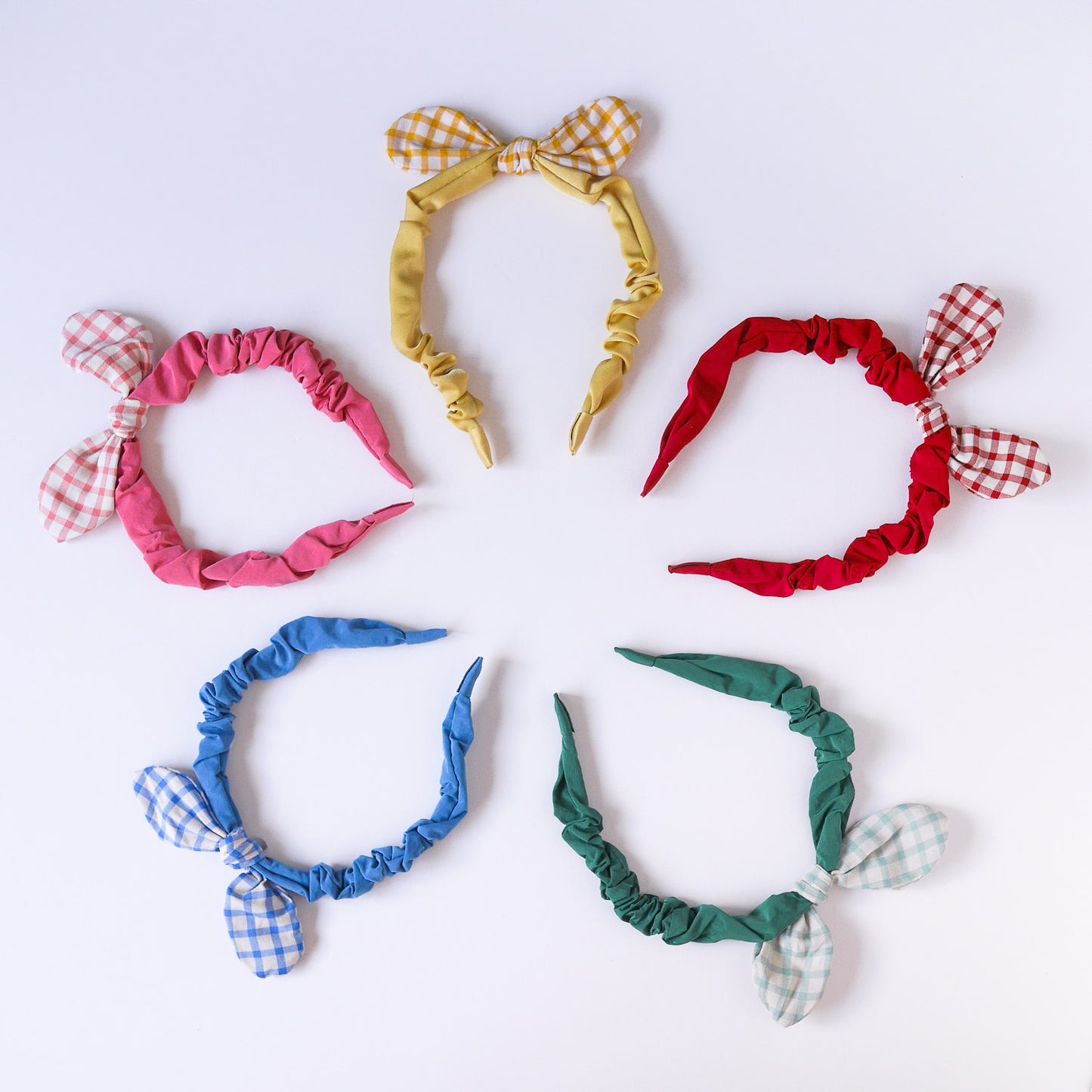 Gingham Headband - Colorfull Store
