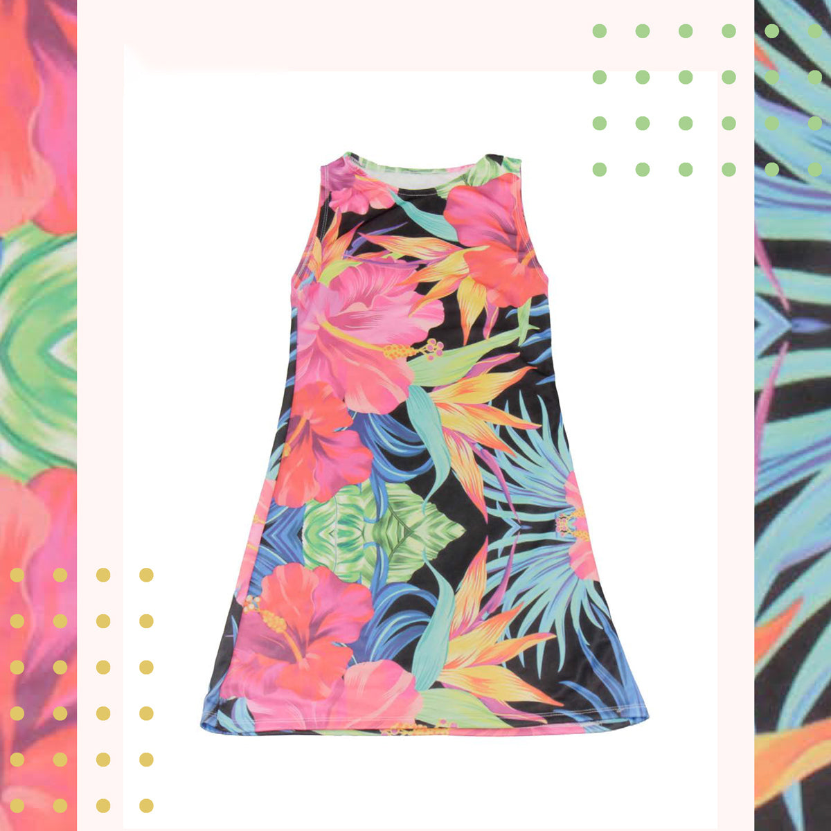 Trop the Heat Tropical Shift Beach Dress
