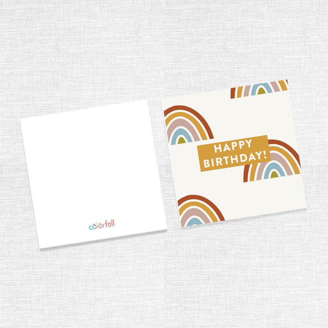 Happy Birthday Greeting Cards (For girls) - Colorfull