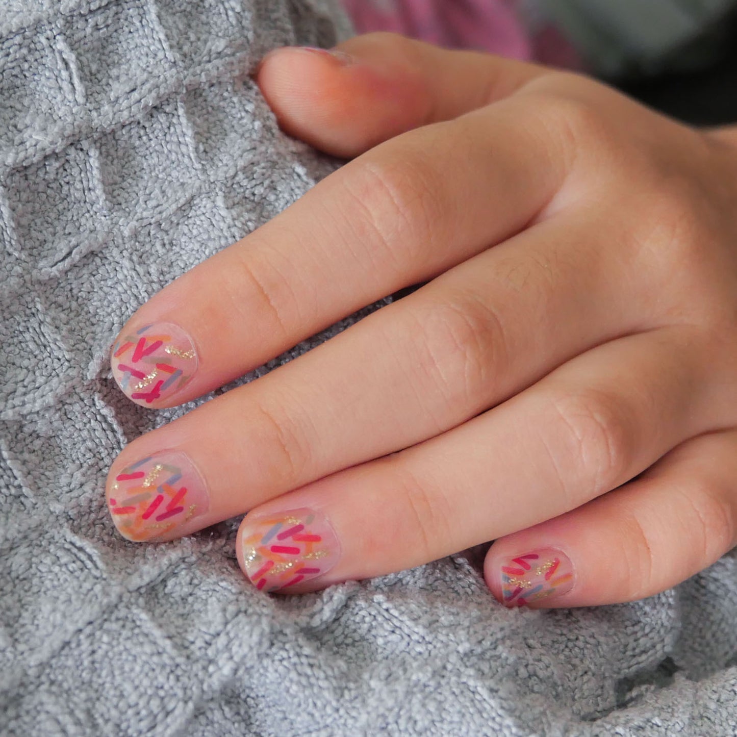 Cupcake Sprinkles (Petite) Nodspark Nail wraps