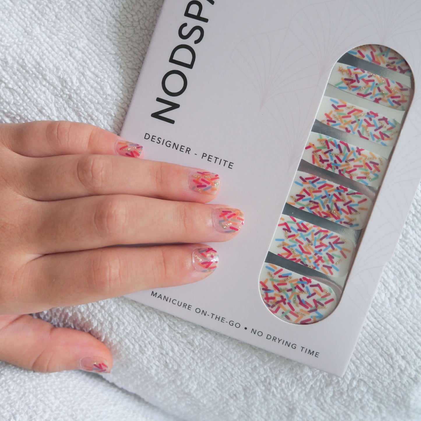 Cupcake Sprinkles (Petite) Nodspark Nail wraps
