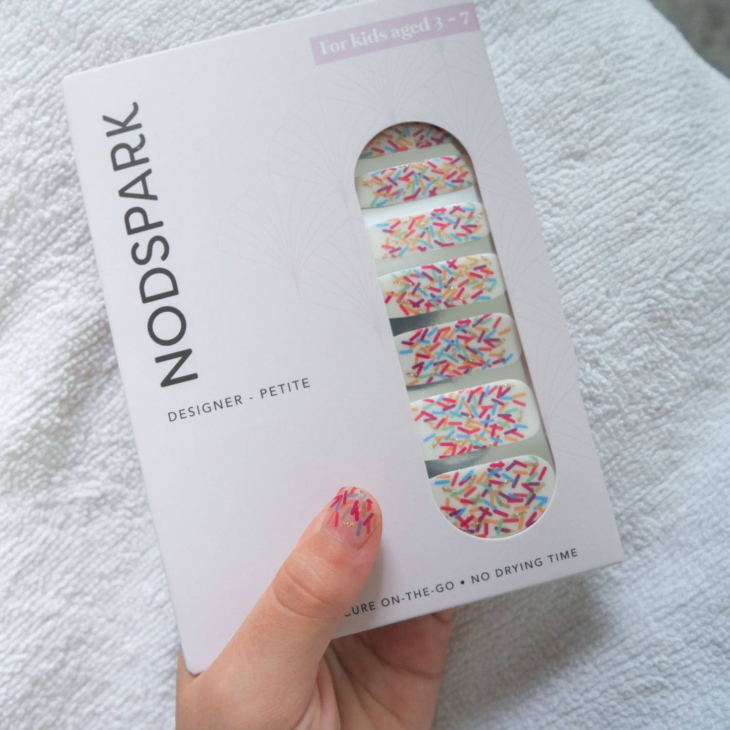 Cupcake Sprinkles (Petite) Nodspark Nail wraps