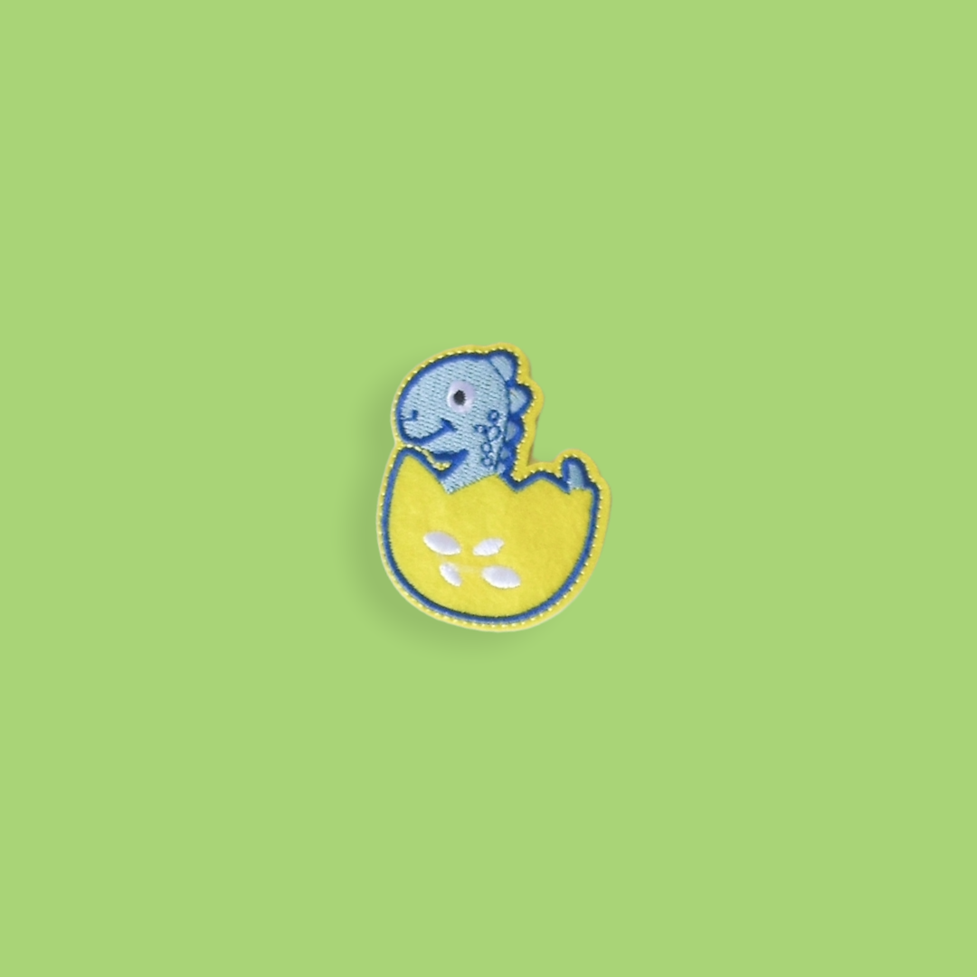 Dino Iron-on Patches Set