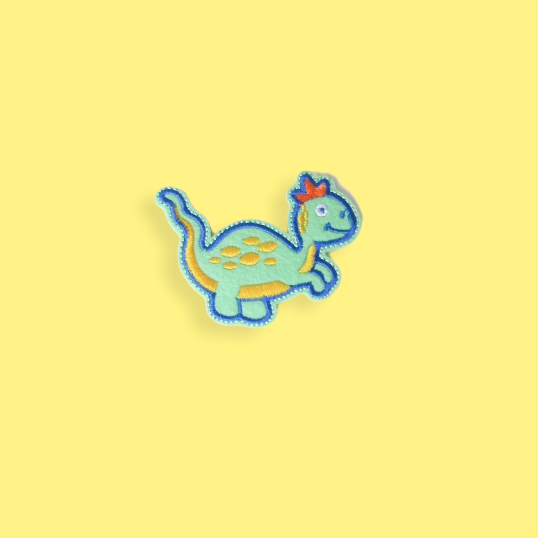 Dino Iron-on Patches Set