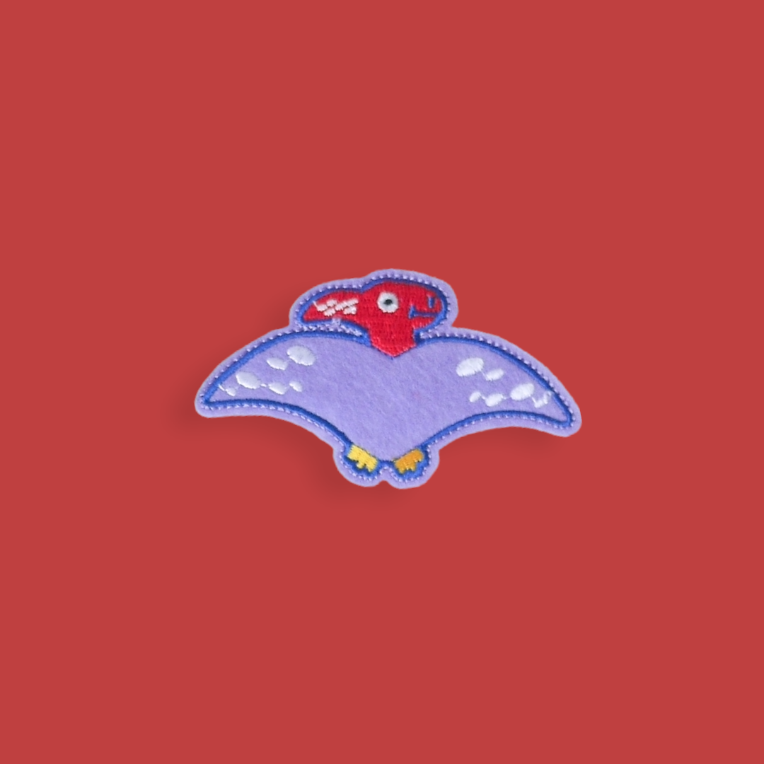 Dino Iron-on Patches Set