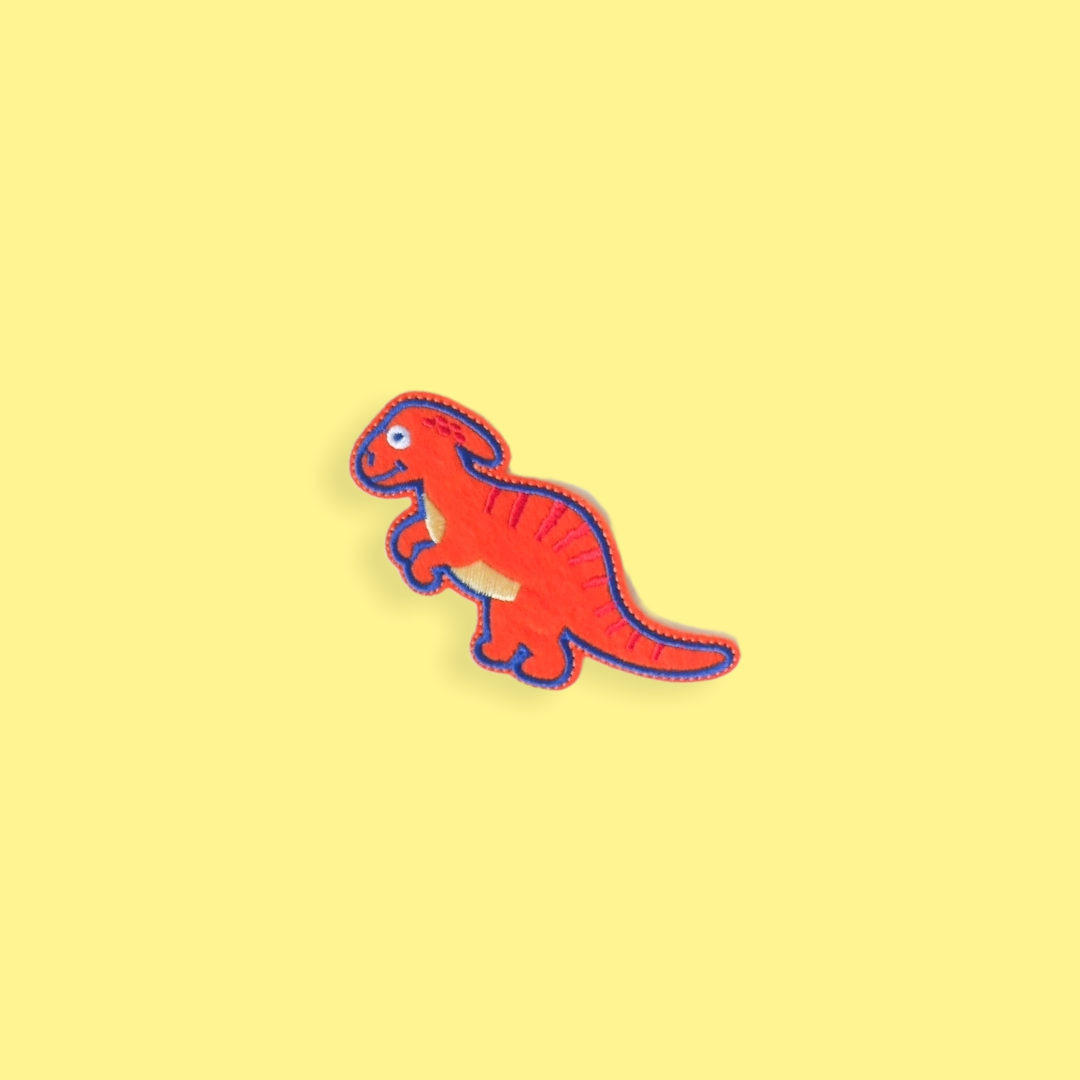 Dino Iron-on Patches Set