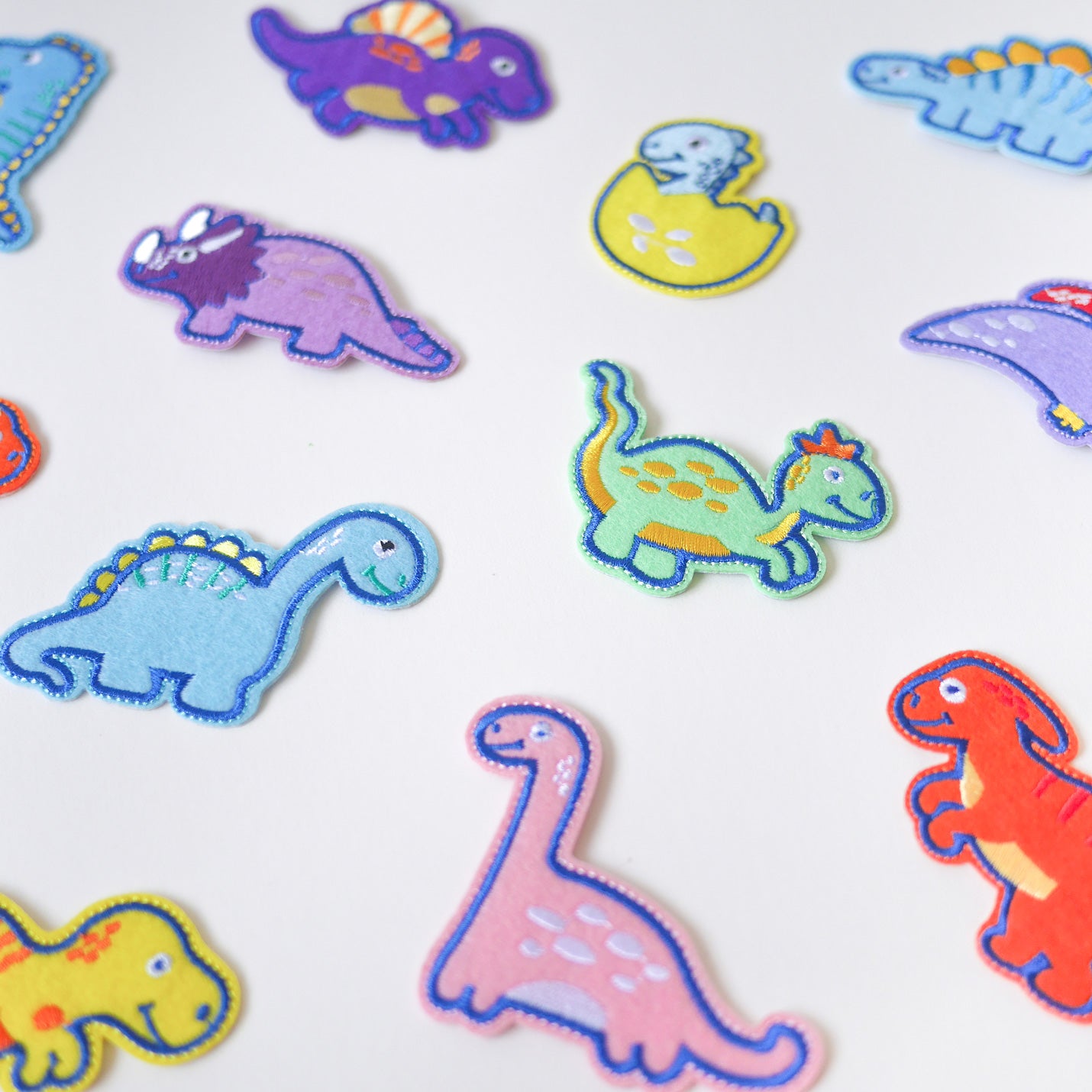 Dino Iron-on Patches Set