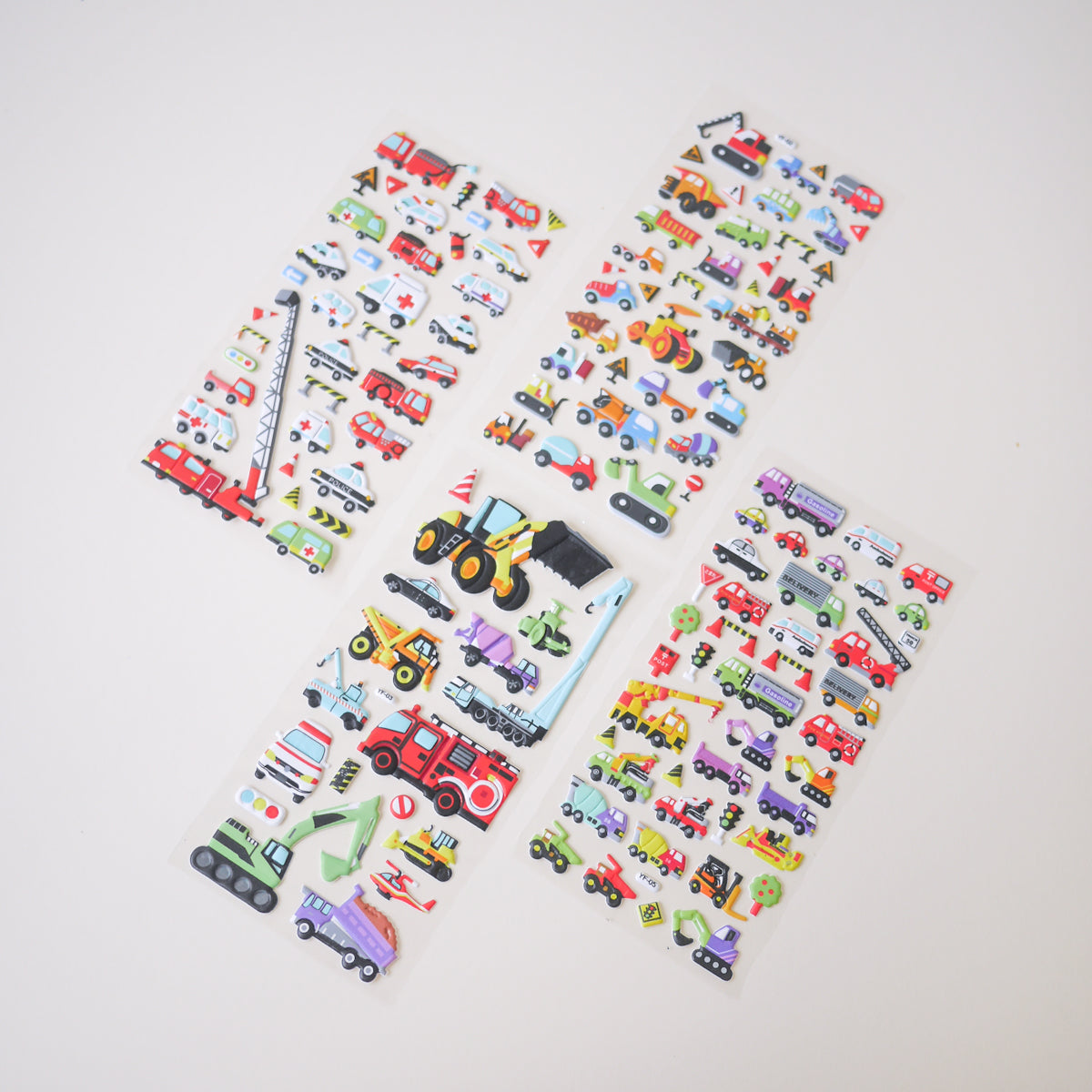 Excavation II Puffy Stickers (Set of 4)