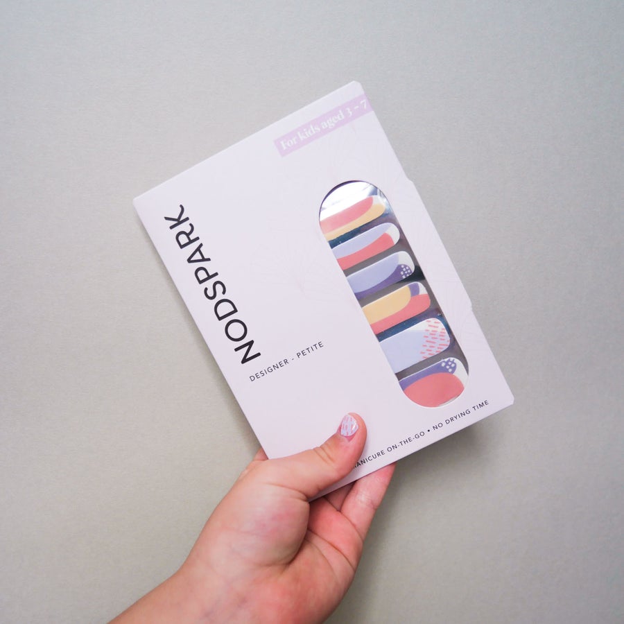 Happy Blocks (Petite) Nail wraps