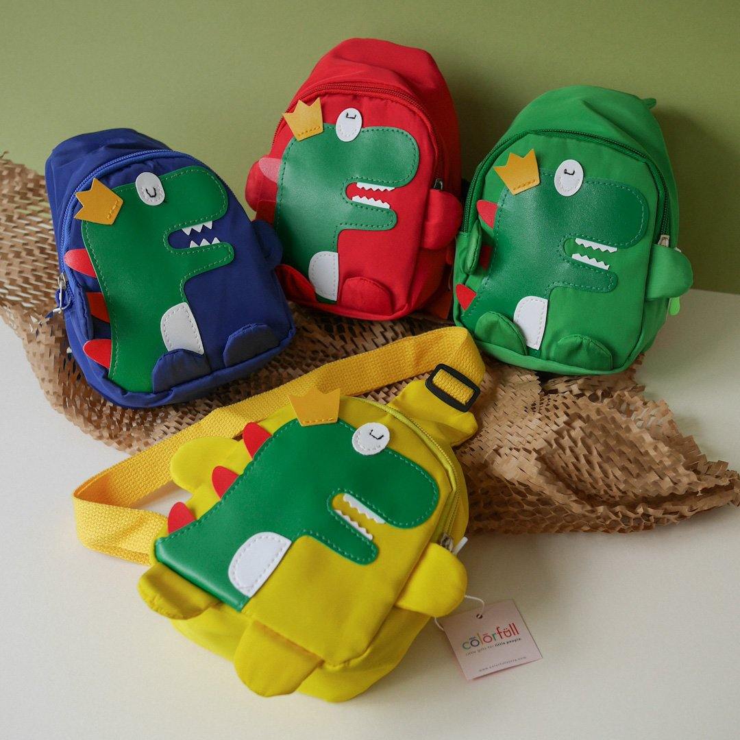 Chill-asaurus Sling Bag (6 and below) - Colorfull