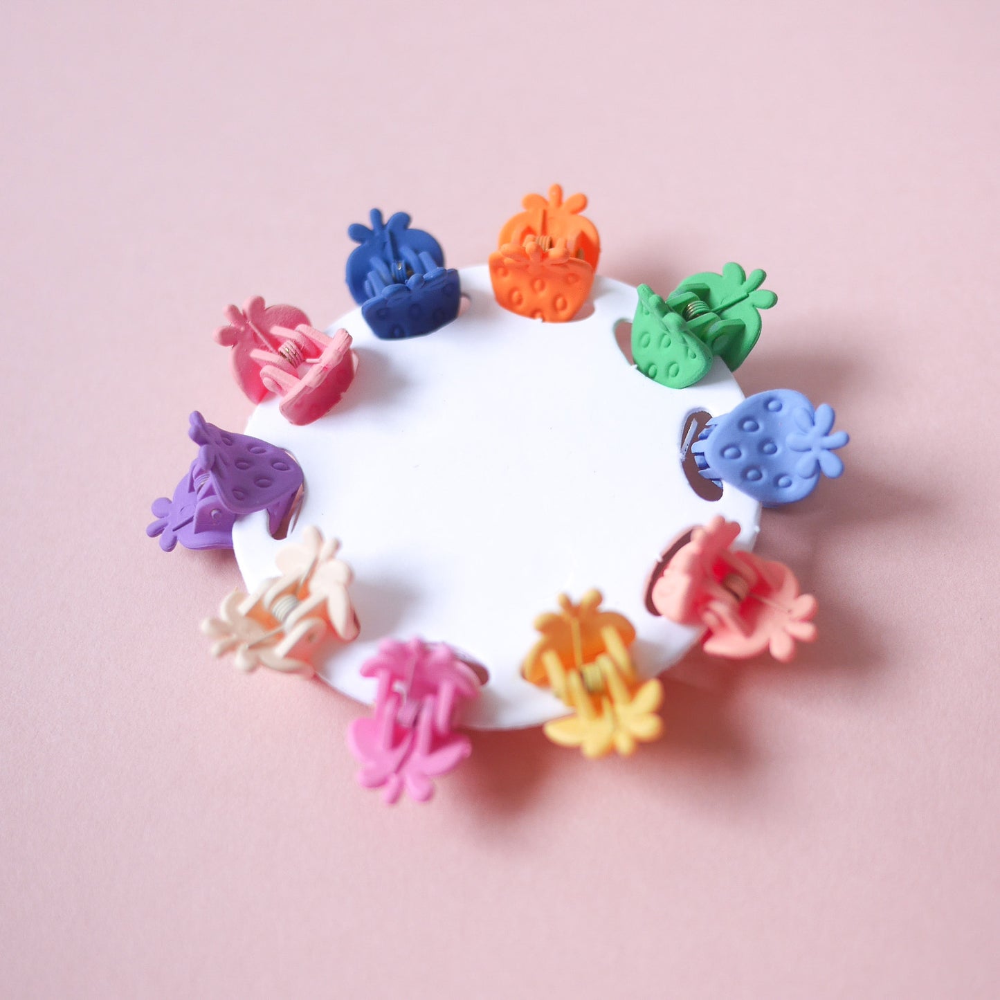 Super Mini Hair Claw Set - Strawberry
