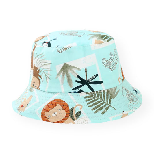 Jungle Safari (Blue) Bucket Hat (2-5 years)