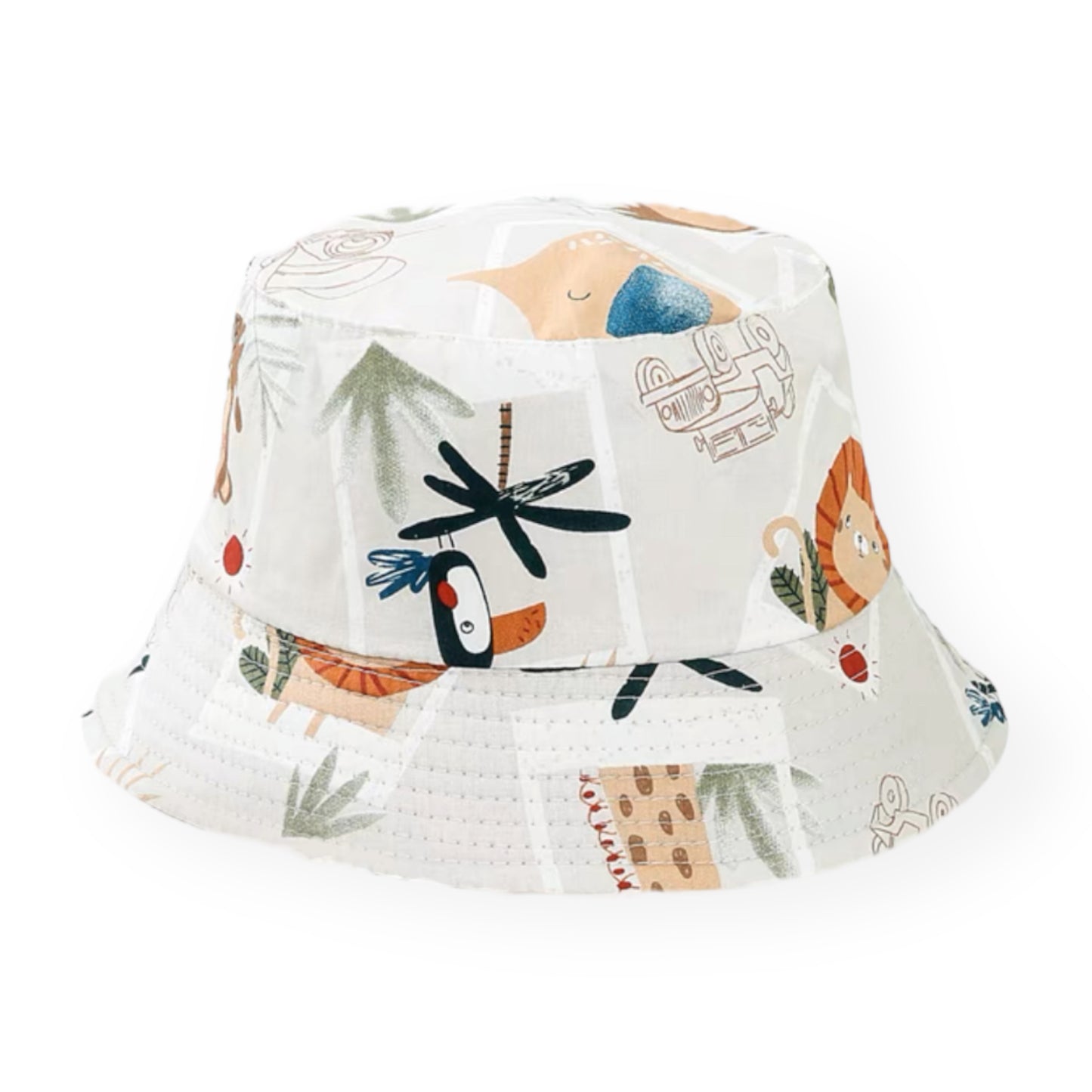 Jungle Safari (Beige) Bucket Hat (2-5 years)