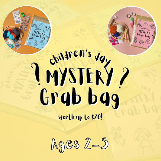 (Ages 2-5) Children's Day Mystery Grab Bags (worth up to $20)
