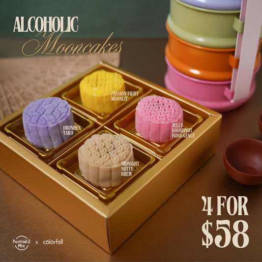 Portrait2Mix x Colorfull Alcoholic Mooncakes