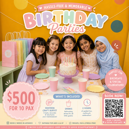 Decoden Craft Buffet Birthday Party