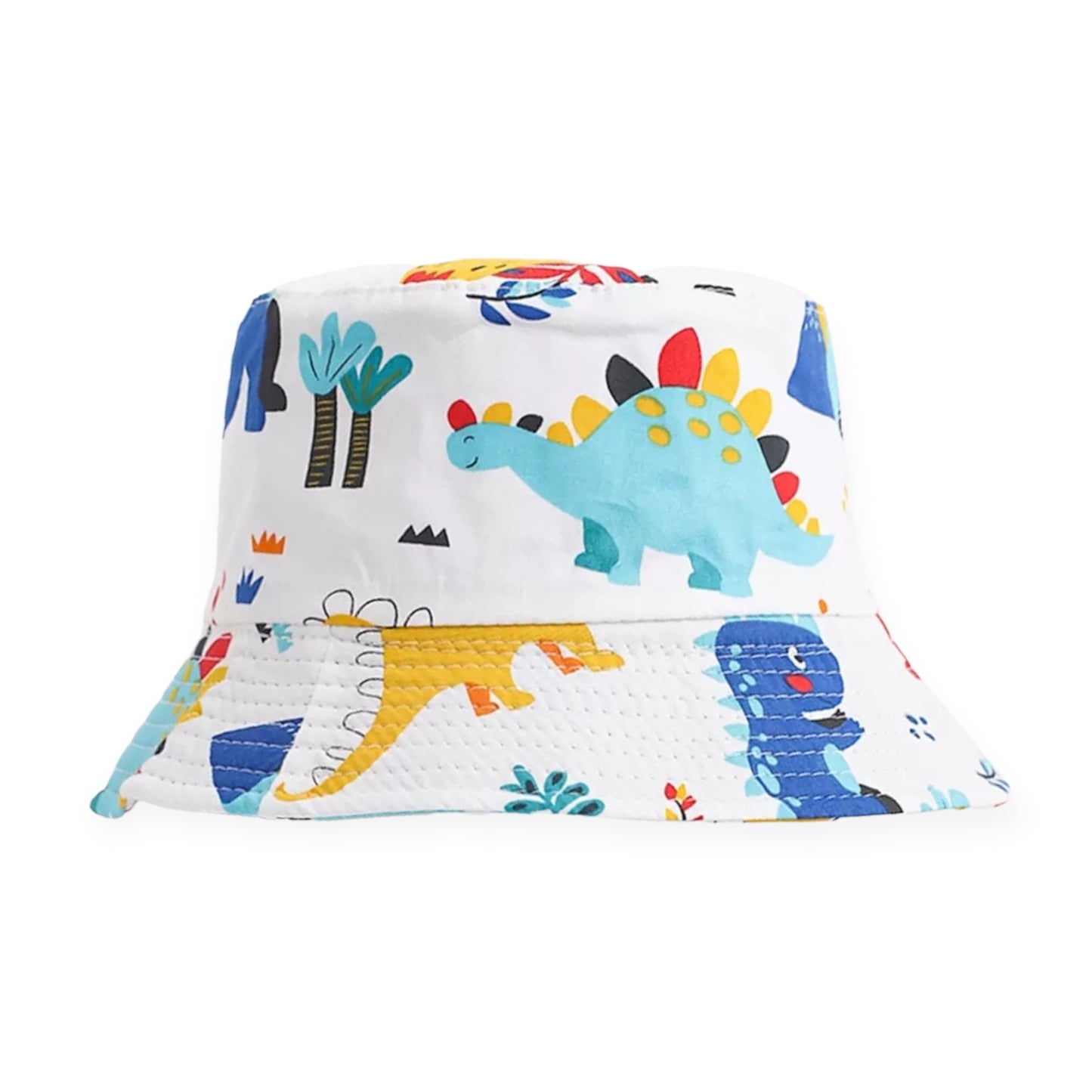 Dino Dreams (White) Bucket Hat (2-5 years)