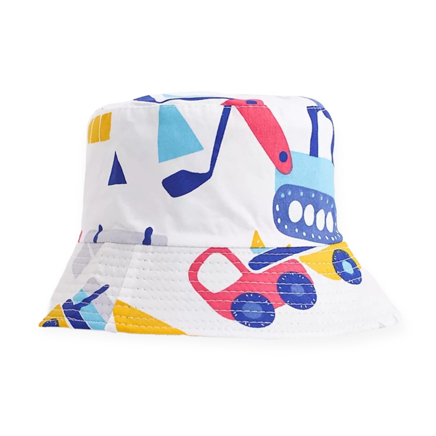 Builder's Brigade (White) Bucket Hat (2-5 years)