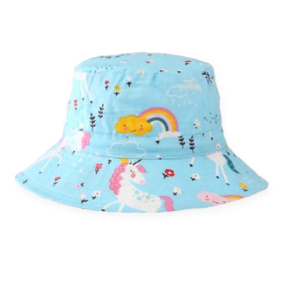 Unicornland (Blue) Bucket Hat (2-5 years)