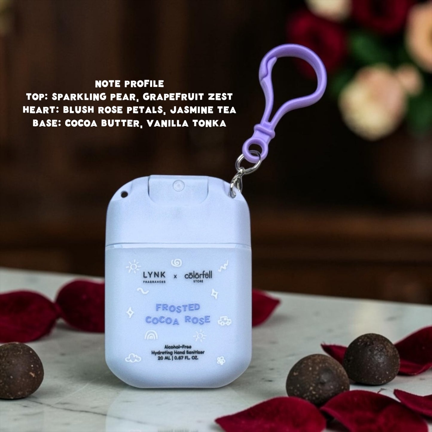 (Refillable @ SCAPE) Alcohol-Free Hand Sanitisers (20ml) x Lynk Fragrance