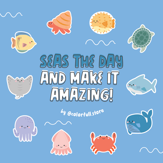 'Seas The Day' Under The Sea Greeting Card